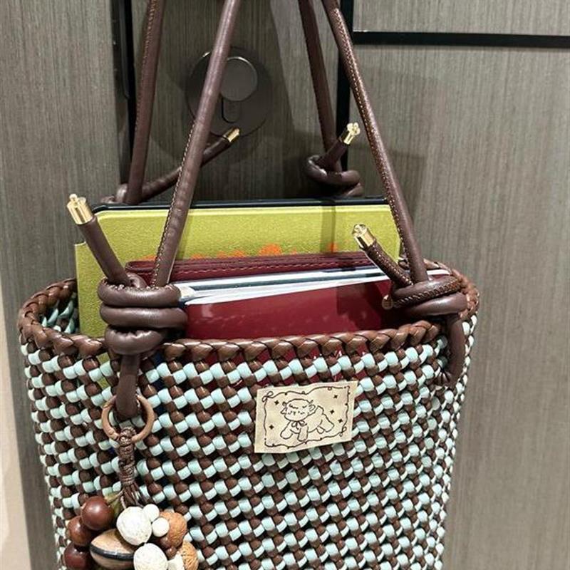 藤条编织材料包包手工diy七夕节礼物送女友闺蜜编织菜篮子包通勤