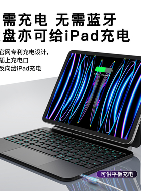 适用25款苹果妙控触点直连平板ipad键盘ari7/6保护套pro12.9/13寸