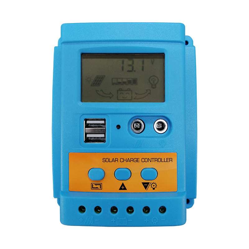 30A控制器PWM铅酸电池MPPT智能路灯照明12V/24V太阳能控制器
