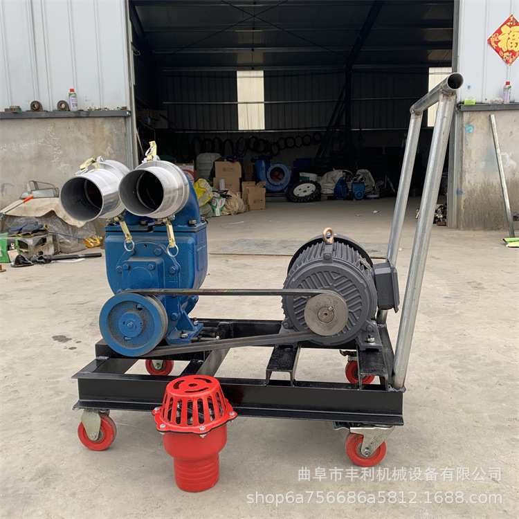 汽油机3寸4寸抽粪泵  鸡鸭粪便清理污水泵 家用小型柴油抽粪泵