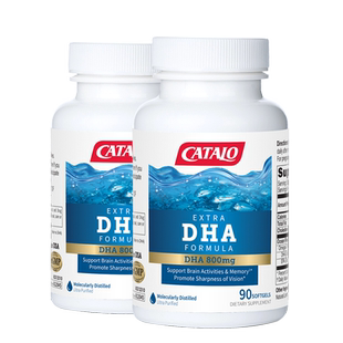 【2件装】CATALO家得路特强DHA深海鱼油omega3高纯高浓度孕妇少年