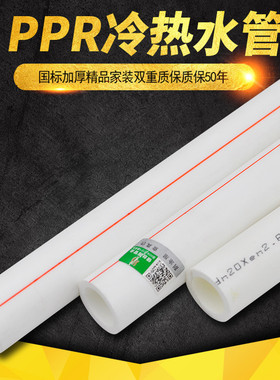 PPR水管管材配件冷热水管4分20 256分自来水水管家装厂家直销正品
