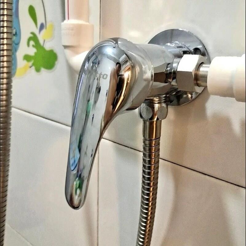 通用明装冷热调温阀带上水开关热水器套装花洒太阳能淋浴阀混水阀