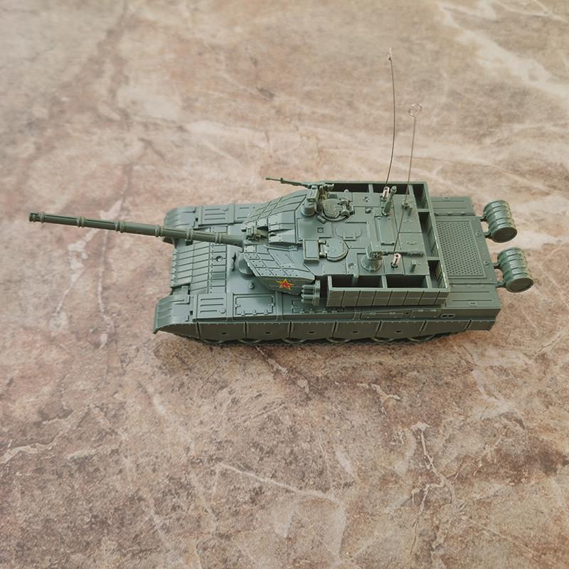 4d正版1/72拼装模型中国99A主战坦克两栖突击车快拼摆件儿童玩具