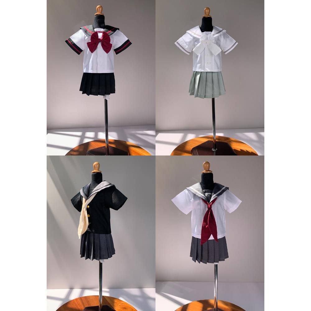 三分bjd4分娃娃衣服sd3分4分 女制服校服JK水手服熊妹1/3 1/4