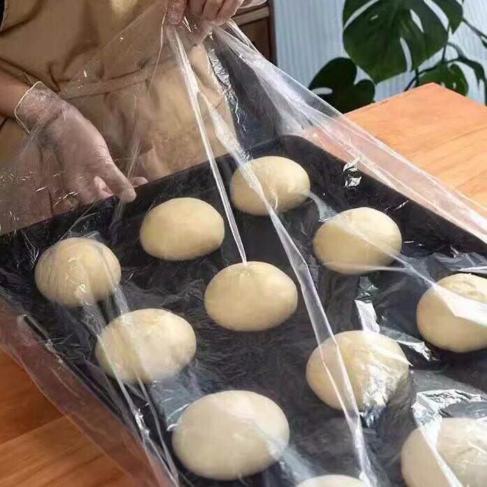 次性加厚透明烤盘保鲜袋面包蛋糕烘焙商用包装袋子防尘塑料套盘
