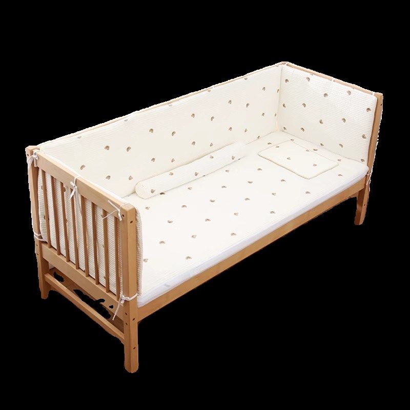 森林木婴儿床床围栏软包防撞挡布纯棉儿童宝宝拼接床护栏加高定制,婴童用品,床围/床靠,淘宝优惠券,粉丝福利购,淘宝优惠卷