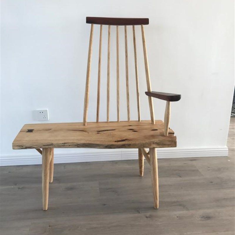 扶手椅主人椅主泡椅靠背椅长凳长椅实木椅民宿家具设计师装饰椅子