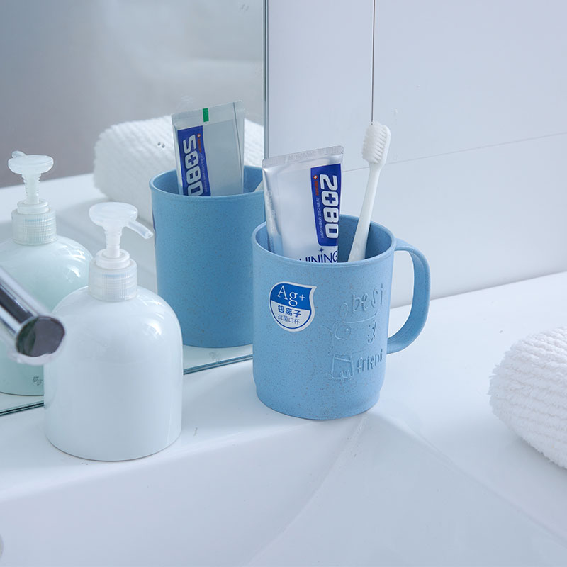 漱口杯刷牙杯洗漱杯儿童情侣牙刷杯塑料套装创意便携牙缸家用简约
