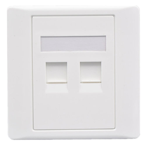 网线口网络电视电脑插座面板 86型电脑电视插座 墙壁电脑有线闭路