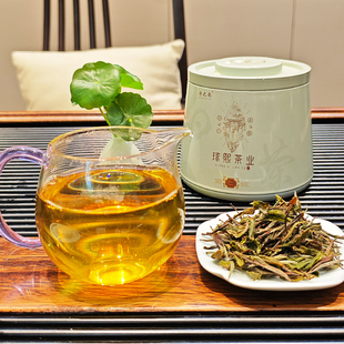 汉中茶叶勉县小河庙高山茶琼熙白茶90g罐装