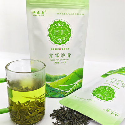 汉中绿茶定军炒青袋装大众口粮茶