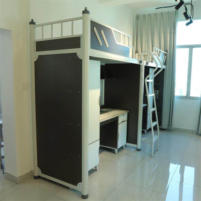 招标大学生组合公寓床公司员工单人高架床上床下桌多功能宿舍床,住宅家具,铁艺/钢木床,淘宝优惠券,粉丝福利购,淘宝优惠卷