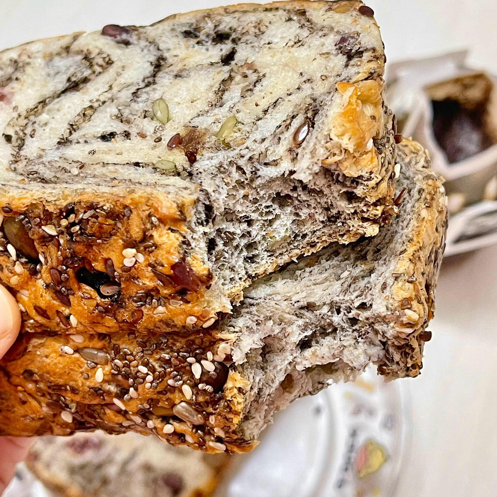 全麦坚果吐司，健康代餐新选择