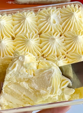 白脱奶油蛋糕老式硬奶油无加蔗糖优质黄油休闲下午茶点心怀旧零食