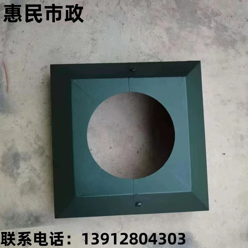 路灯底罩圆形底座盖板装饰路灯法兰装饰件照立柱盖子方形罩子立杆