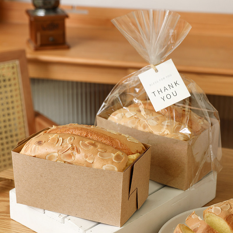 金枕蛋糕纸托包装袋吐司纸袋可进烤箱炉烘焙面包纸盒子耐高温模具