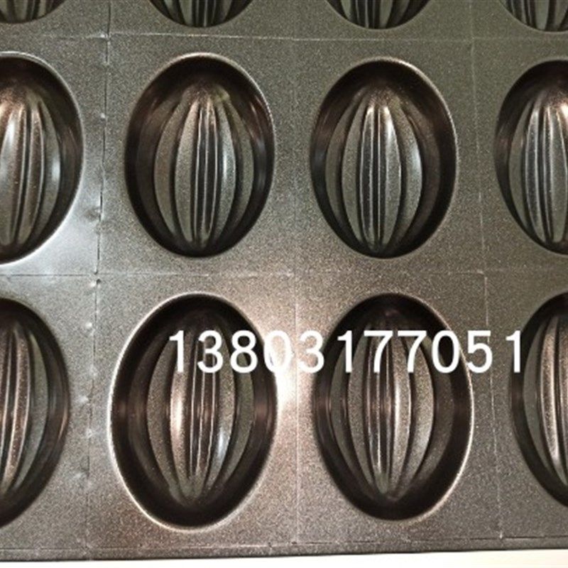 商用18连枣豆糕21连红枣糕32连橄榄木瓜哈密瓜不沾蛋糕模具烤盘