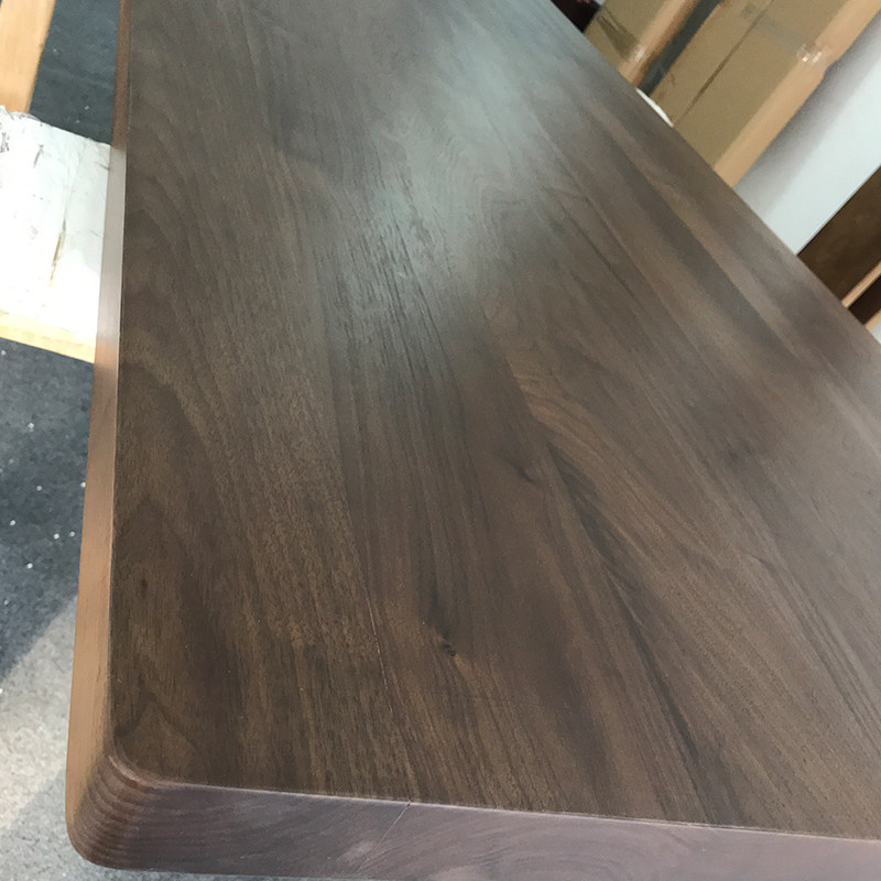 黑胡桃木板材定制书桌实木升降腿桌面板樱桃电脑办公白蜡原木餐桌