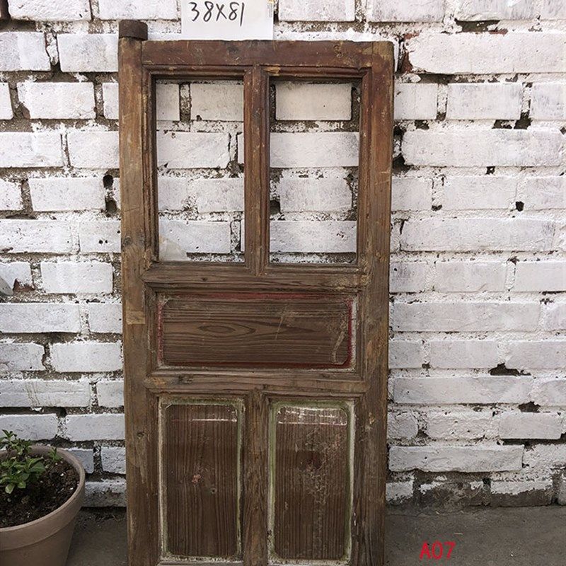 旧窗框 花园摆设乡村风木纹复古背景 美食造景摆拍【二店道具铺】