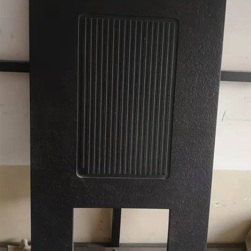 火烧石台面定制茶几电视柜餐桌面板转盘功夫茶台天然大理石台面