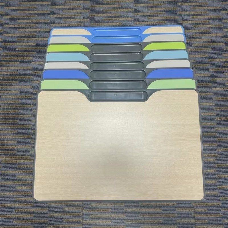 课桌椅桌面板台面板6040学校书桌座背面板中纤板桌面多层实木板 - 实物图