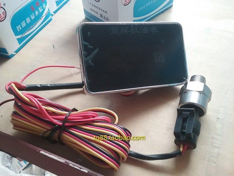 电子式机油不带电压压力表 货车客车汽车数显表 12V 24v农用车