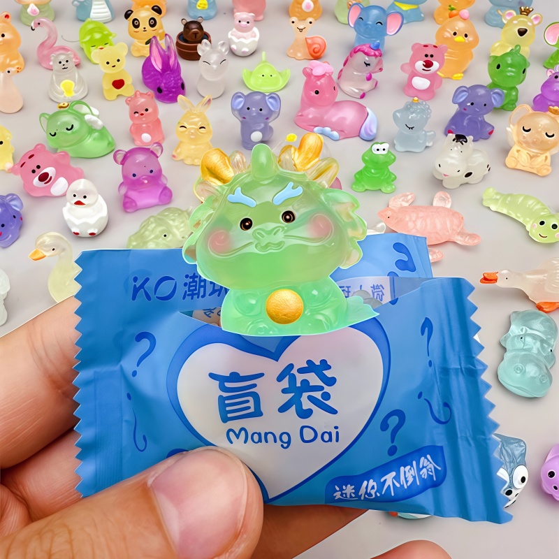 夜光小动物盲袋可爱卡通儿童玩具