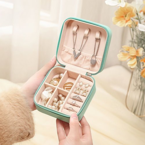 便携式迷你首饰盒收纳盒