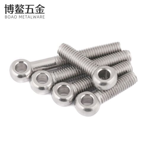 M5M6M8M10M12活接螺栓304不锈钢活结螺丝吊环羊鱼眼加长活节螺杆