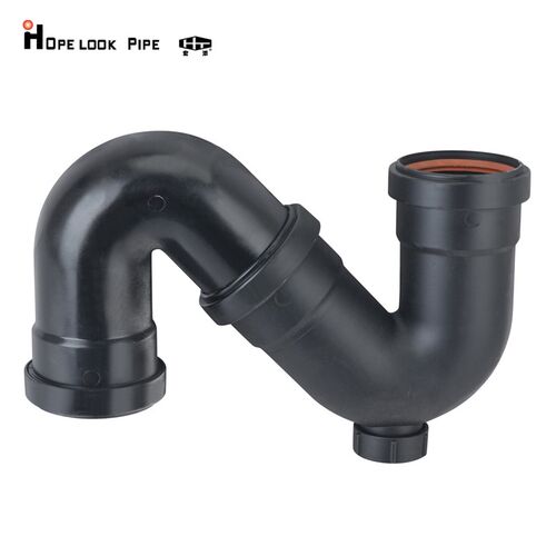 虹吸式雨水回收利用系统内螺旋单立管单叶片柔性连接S型存水弯