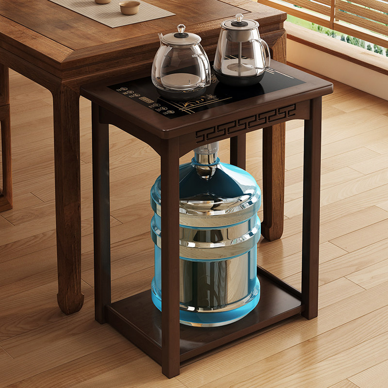 茶几客厅家用茶台烧水壶一体嵌入式小茶桌新中式茶水柜沙发侧边几