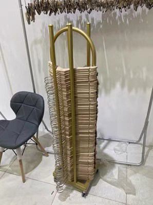 衣架收纳层架服装店放衣架的架子女装裤架收纳推车整理神器展示落
