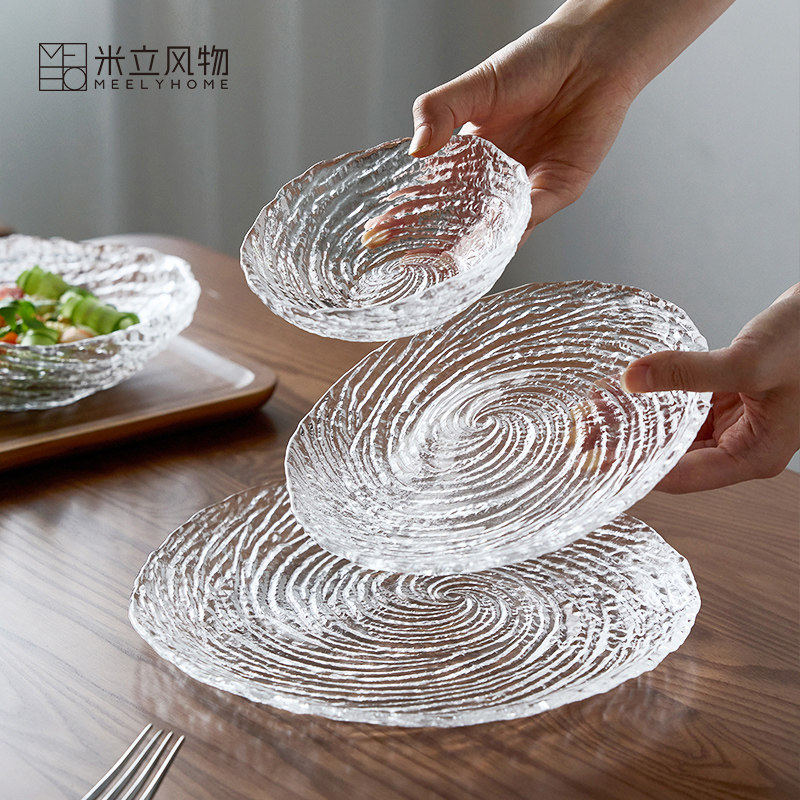 米立风物玻璃果盘客厅家用网红创意果篮水果盘现代简约零食盘,餐饮具,果盆/果盘/果篮,淘宝优惠券,粉丝福利购,淘宝优惠卷