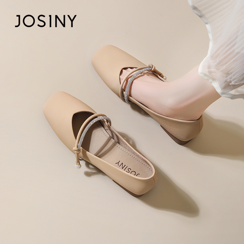 卓诗尼2024春季新款鞋玛丽珍女鞋