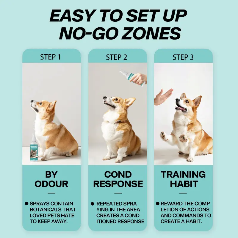 宠物禁区驱猫剂驱赶诱导驱猫喷雾防猫咪乱120ml