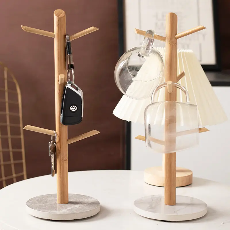 实木手串架家用收纳首饰架玄关挂钥匙架子摆件戒指架手链架托杯架