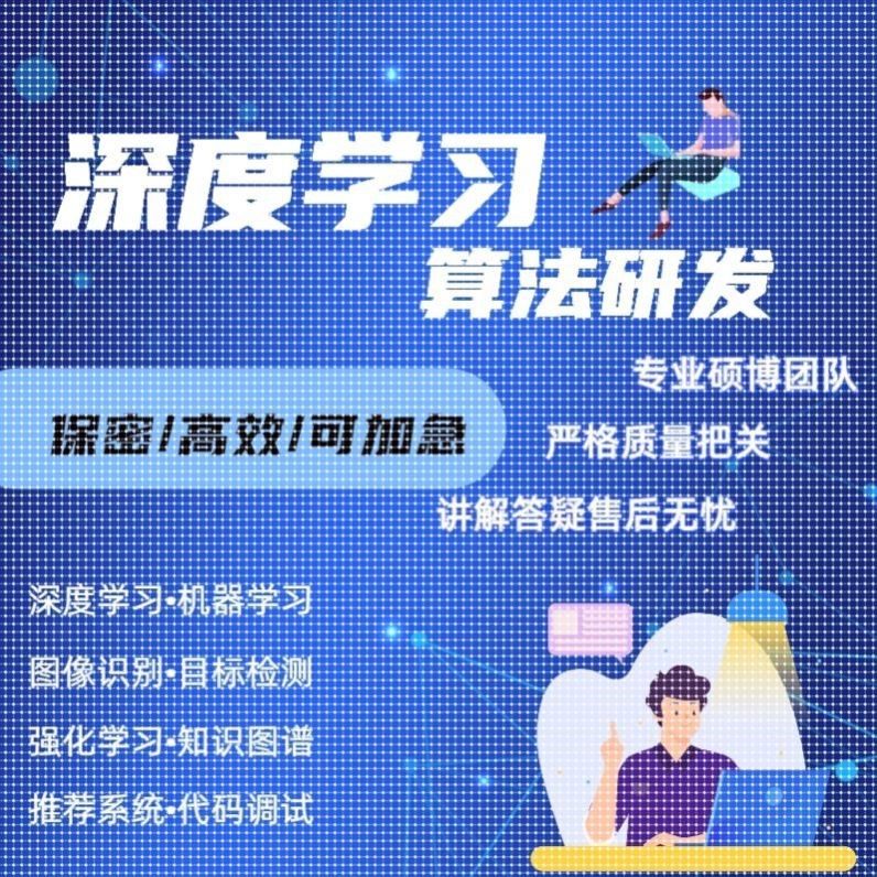 深度学习机器学习神经网络代做目标检测语义分割自然语言处理