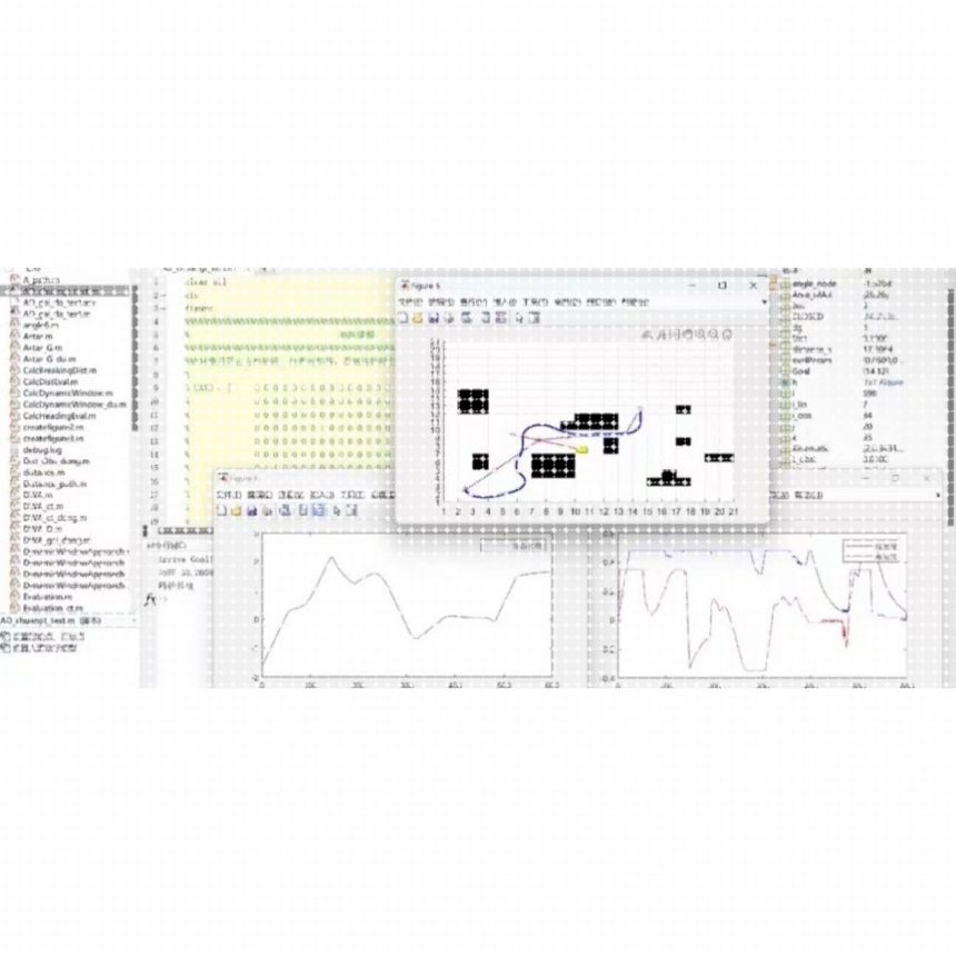 基于A星与DWA算法融合的动态路径规画可实现静态避障碍及动