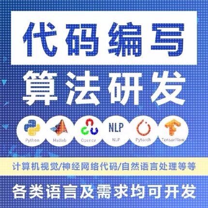 Python深度机器学习数据分析代做Pytorch神经网络图像识别nlp算法