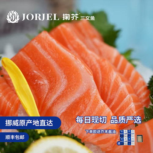 挪威冰鲜三文鱼刺身中段即食