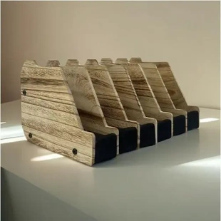 家居木质eva泡棉夹层架枪托 玩具模型枪展示架置物架源头工厂