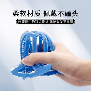 头盔内衬垫硅胶垫增高防压发骑行头盔垫片头发蓬松工人头盔隔热垫