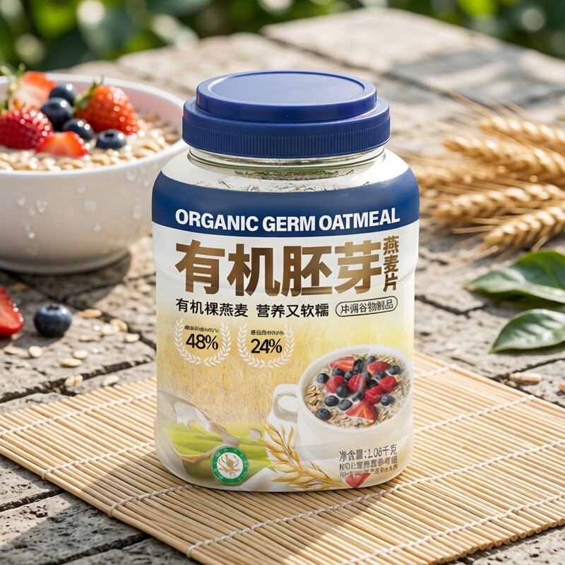 阴山优麦有机胚芽燕麦片桶装