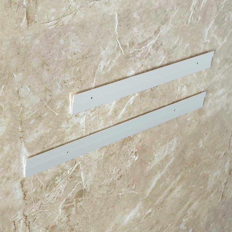 太空铝刀架底片安装背条厨房置物架卡槽壁挂安装配件免钉胶免打孔