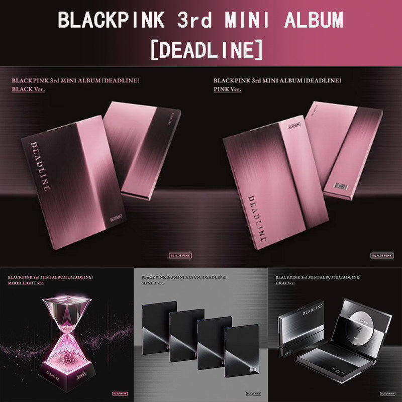 正版 BLACKPINK 迷你专辑 DEADLINE 朴彩英 金智妮mini3粉墨 小卡