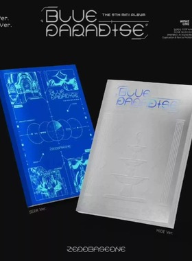现货zerobaseone ZB1昼回归 mini5专辑 迷你五BLUE PARADISE小卡