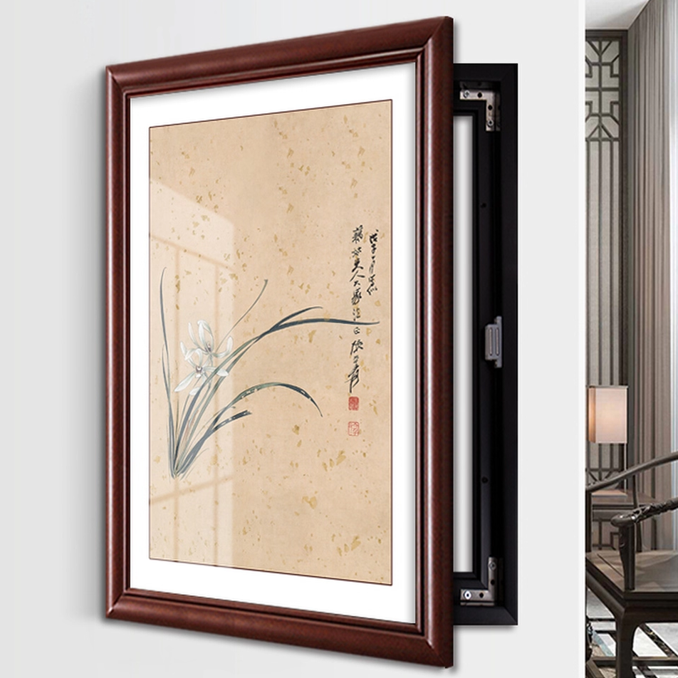 新中式电表箱装饰画2025款