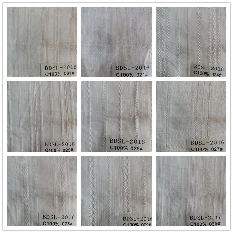 全棉提花纶绉布绞综沙罗剪花布百褶布料连衣裙少儿睡衣服装面料