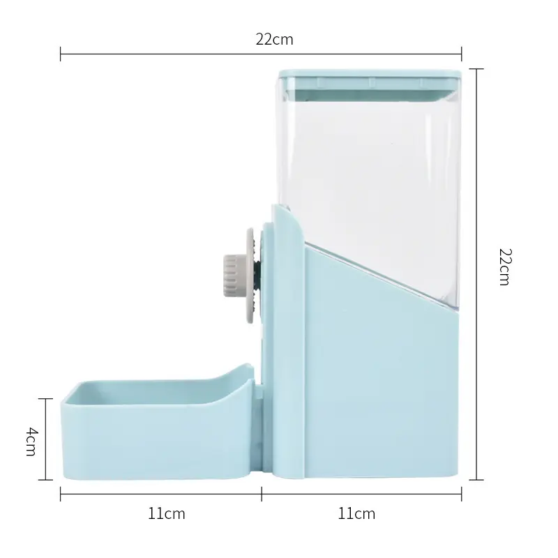 猫碗自动喂食器狗狗自助投食机食盆防打翻宠物铁笼挂式碗ws0.3